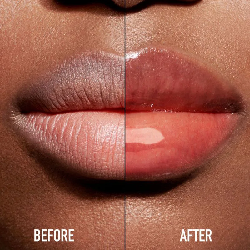 Water-gloss lip oil, honey-colored lip oil, moisturizing and hydrating lip gloss, reducing lip lines, water-gloss lip makeup - Image 4