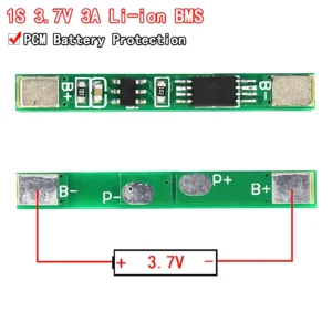 10PCS 1S 3.7V 3A li-ion BMS PCM battery protection board pcm for 18650 lithium ion li battery