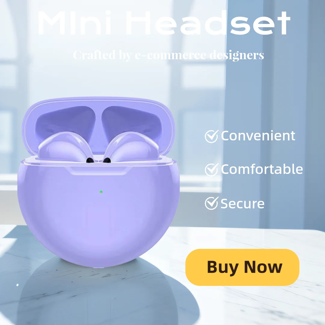 TWS Bluetooth Earphones Wireless Bluetooth Headset Noise Cancelling Earbuds with Mic Wireless Headphones - Image 4