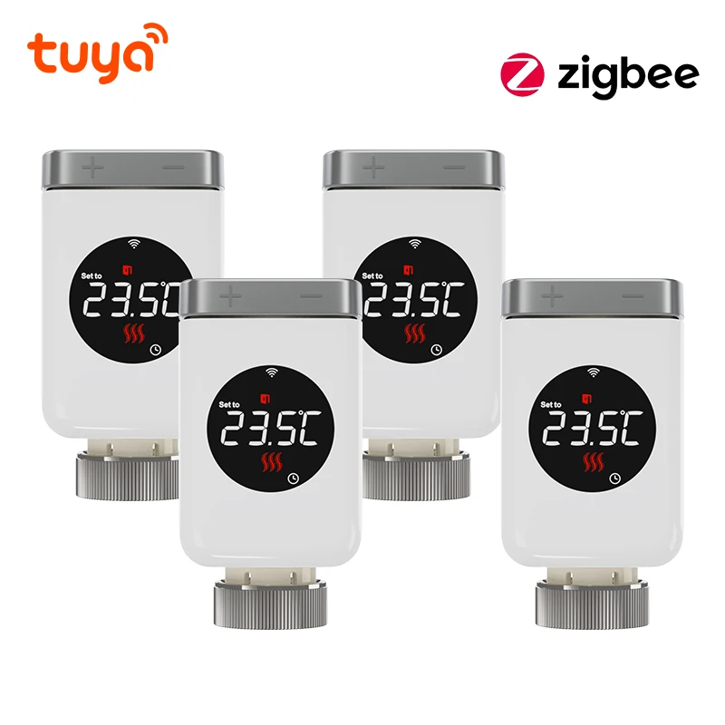 Tuya ZigBee Smart Home Thermostat Radiator Valve Actuator Smart TRV Thermostatic Valve Temperature Controller Alexa Google Home - Image 8