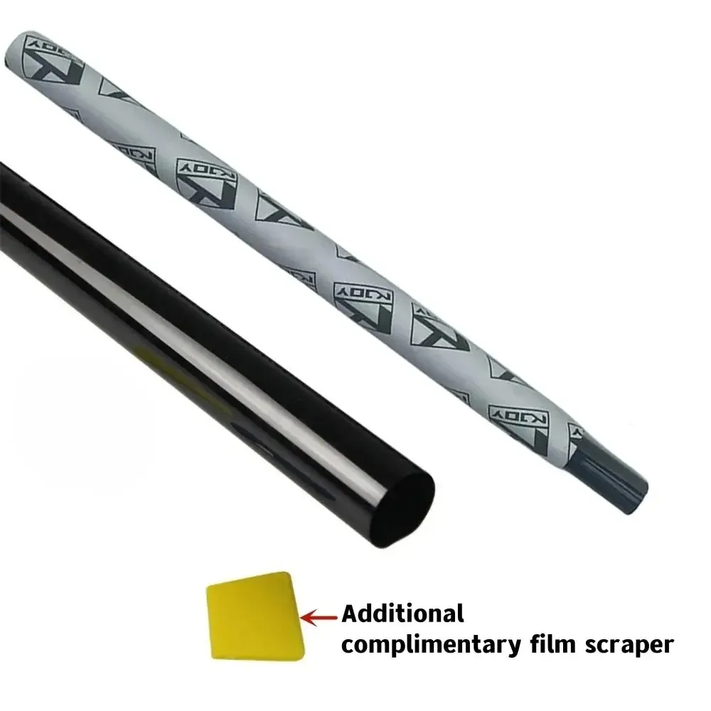 KKJOY 3M x 50cm VLT Black Car & Home Window Tint Film - UV & Solar Protector, Pearl Cotton Stick - Image 6