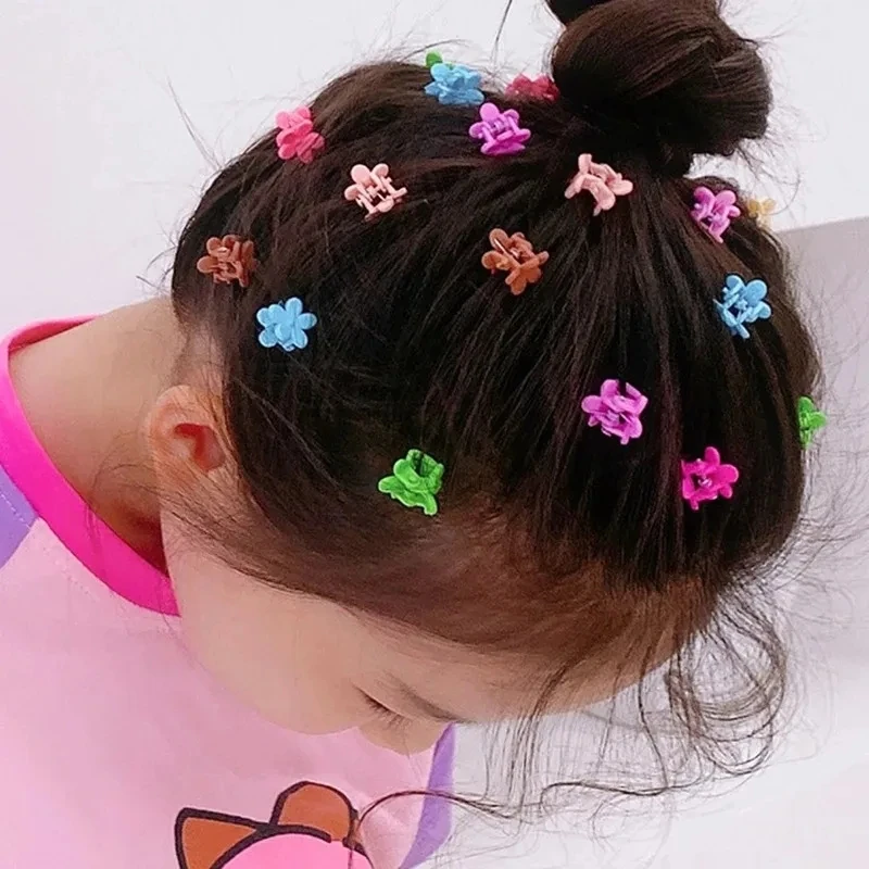 50pcs Minimalist Solid Hair Claw Mini Cute Banana Clip Cartoon Headwear Non Slip Hair Styling Accessories - Image 4