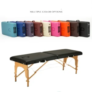 Folding Beauty Salon Bed, Portable Spa Massage Tables, Foldable with Bag, Salon Furniture, Wooden, 185x60, 185x70cm