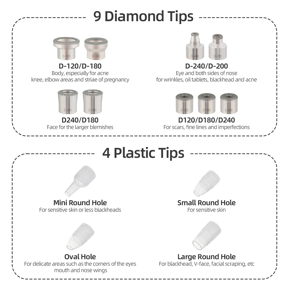 Foreverlily Diamond Microdermabrasion Dermabrasion Machine Water Spray Exfoliation Beauty Machine Wrinkle Face Peeling Machine - Image 4