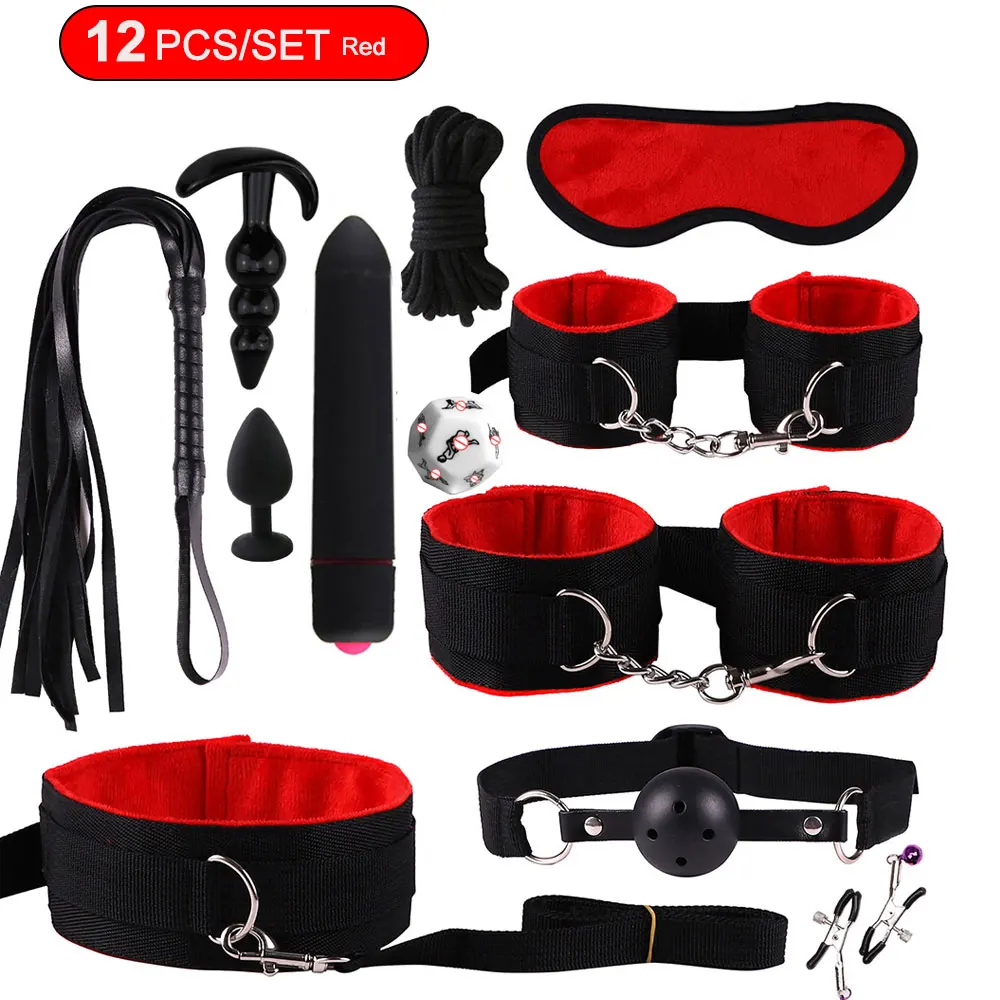Sex toys for women BDSM sexual couples kit erotic accessories handcuffs for session Anal plug sex game Adult Sexy Toys sexyshop - Image 9