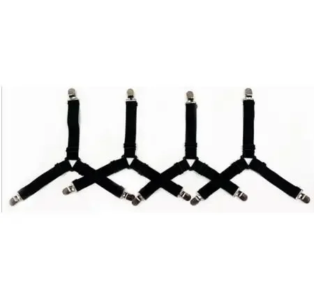 4Pcs Adjustable Bed Sheet And Quilt Holder for Bed Sheet Organizer Mattress Cover Clip For Home Elastic Straps Adjustable Clips - Image 8