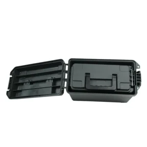 High-Strength Plastic Ammo Box | Lightweight & Impact-Resistant | Safe Storage for Weapons & Ammo | Accessory Crate