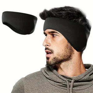 1Pcs Polar fleece Ear Warmer Muff Winter Headband Ear Muffs Headband for Men Women Running Skiing Outdoor Sports