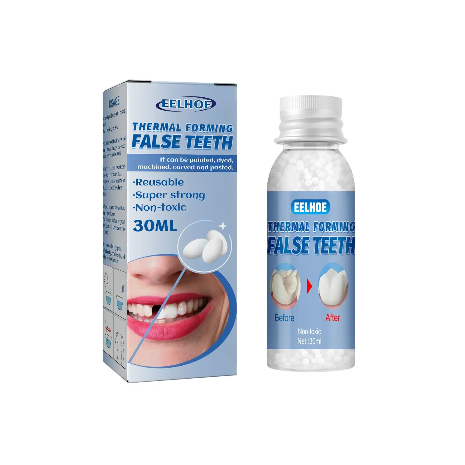 Temporary Teeth Repair Falseteeth Glue Resin Tooth Repair Glue Teeth Gaps Filling False Teeth Solid Glue Safety Dental Supplies - Image 9
