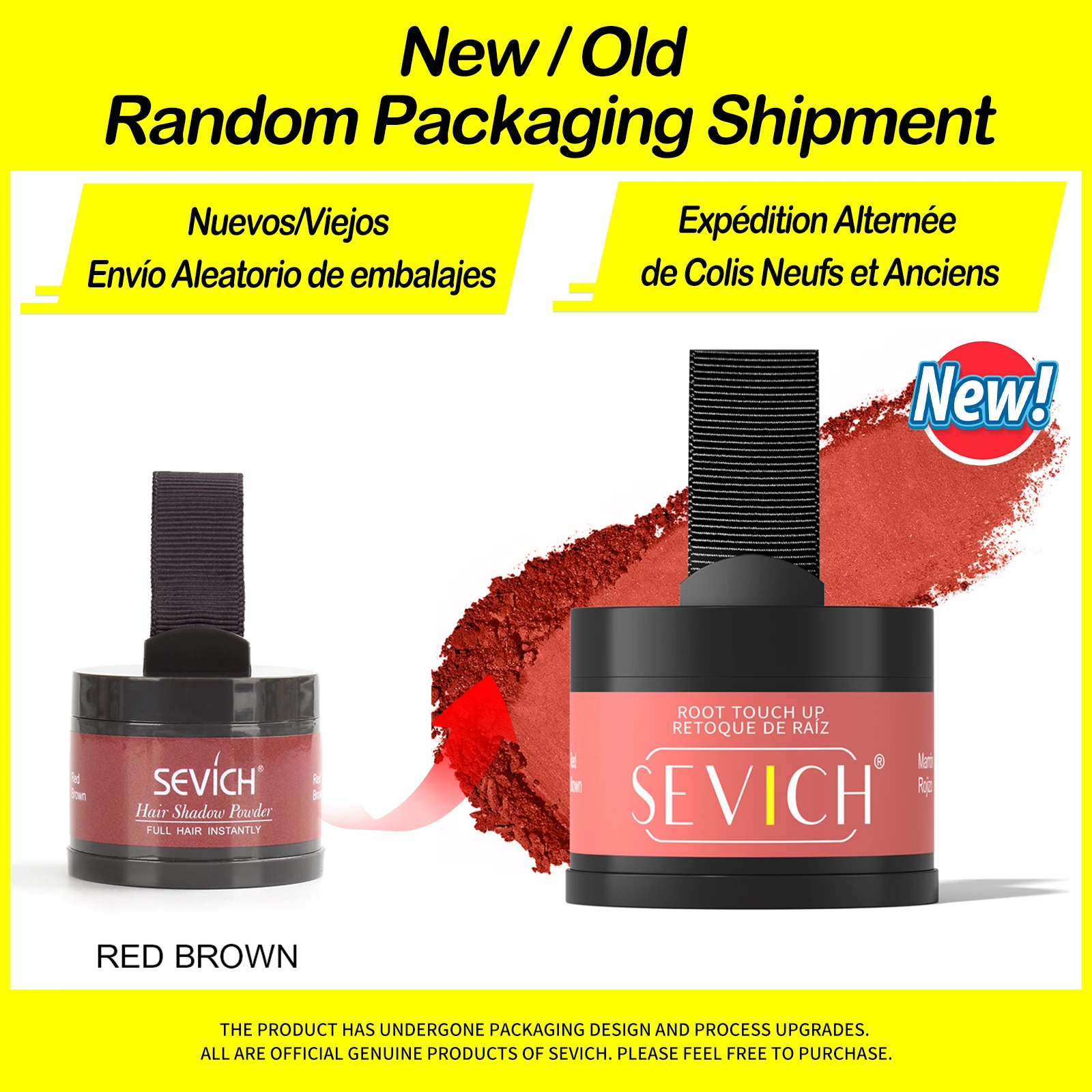 Sevich Hairline Powder 4g Hairline Shadow Powder Makeup Hair Concealer Natural Cover Unisex Hair Loss Product - Image 16