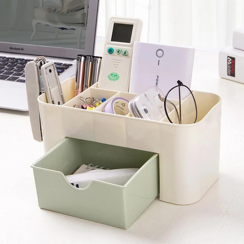 Nail Storage Box Container Cotton Swab Storage Box Accessories Cleaning Desktop Tools Multifunctional Jewelry Box Cosmetic Stor - Image 9