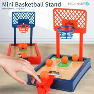 Mini basketball machine desktop portable travel or office game set, suitable for indoor or outdoor use. Fun toys Christmas gifts