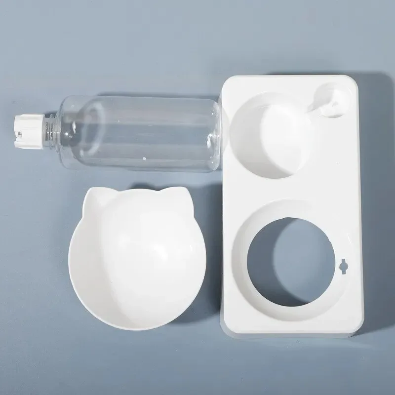 New Pet Bowl 15 Degrees Tilt to Protect Cervical Vertebrae Dog Food Bowl Automatic Drinking Feeder Pet Feeding Supplies - Image 5