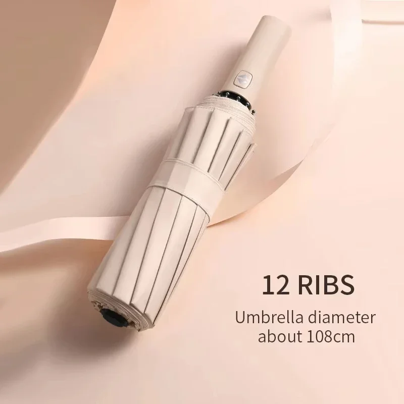 Xiaomi 24 Bone Folding Umbrella Fully Automatic Double Bone SPF 50 UV Protection Rain Resistance Strong Wind Resitance Umbrella - Image 4