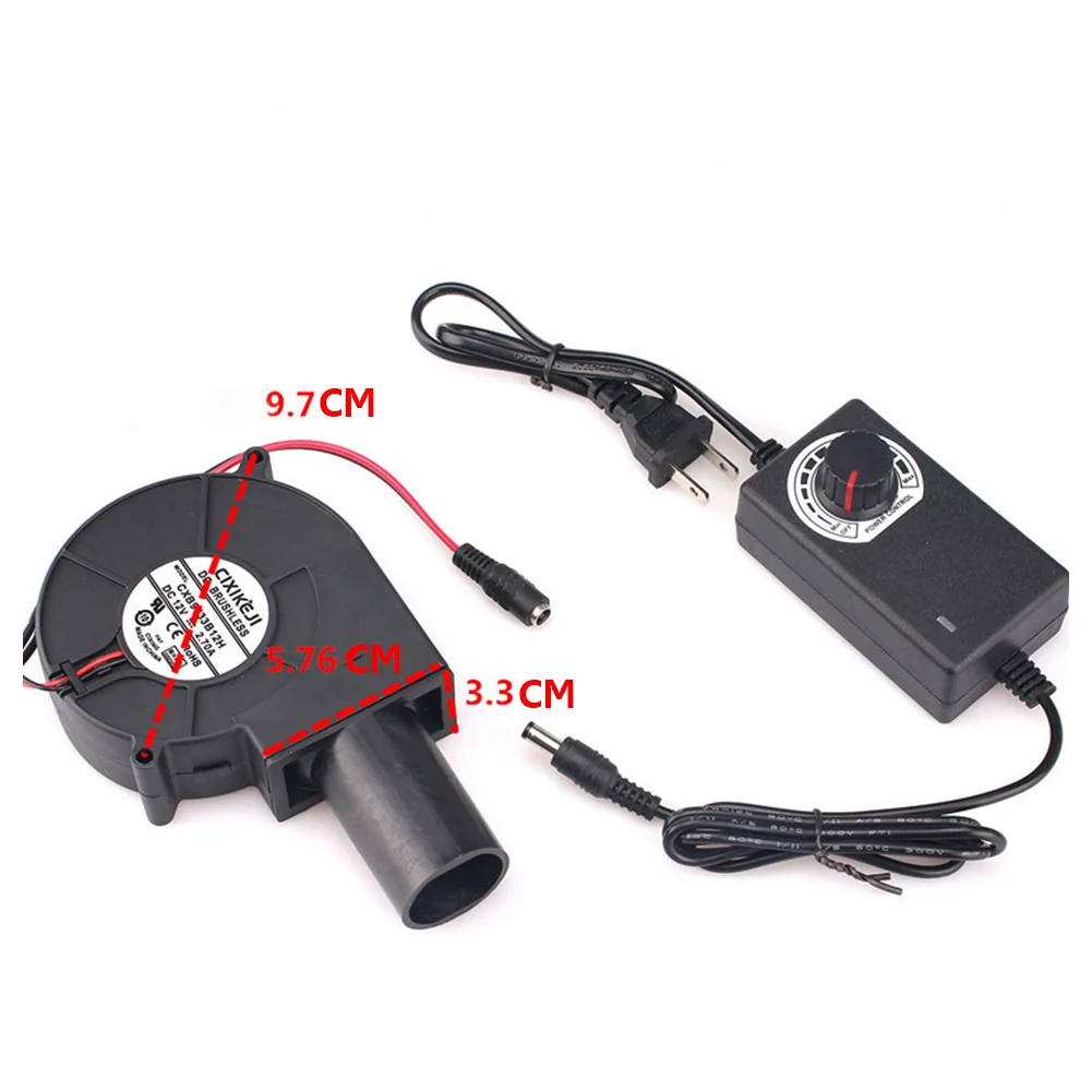 1pc BBQ Fan Adjustable Blower Fan For BBQ Heater Blower Air Blower Cooking Speed Controller Outdoor Portable Machine - Image 6